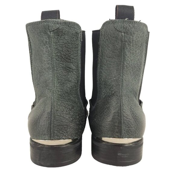 John Richmond Leather Chelsea Boots Size 39 US 9 Womens Blue $595 - Picture 4 of 10